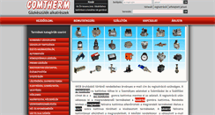 Desktop Screenshot of comtherm.hu